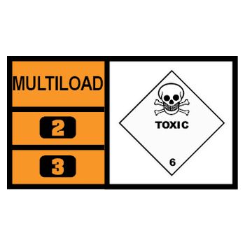 (image for) MULTILOAD (of class 6.1 - toxic substances)